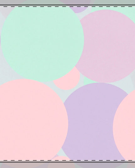 Pastel Peach and Soft Green Patches 22" x 22" Cotton Twill Napkin