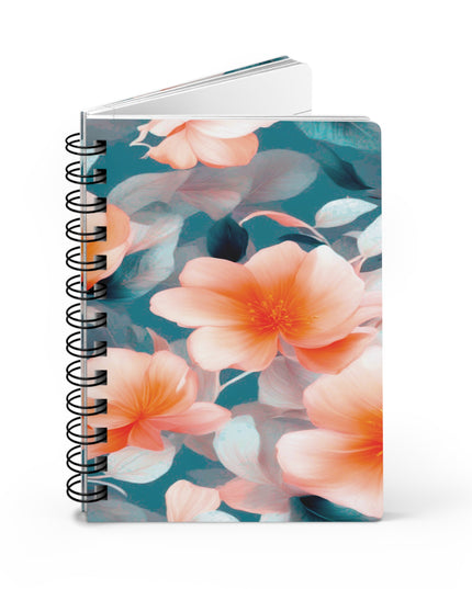 Orange Blossom Floral Bunch Bound Journal, 5" x 7" 150 pages
