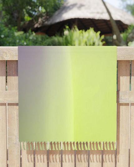 Purple Golden Fade 38" × 81" Boho Beach Cloth