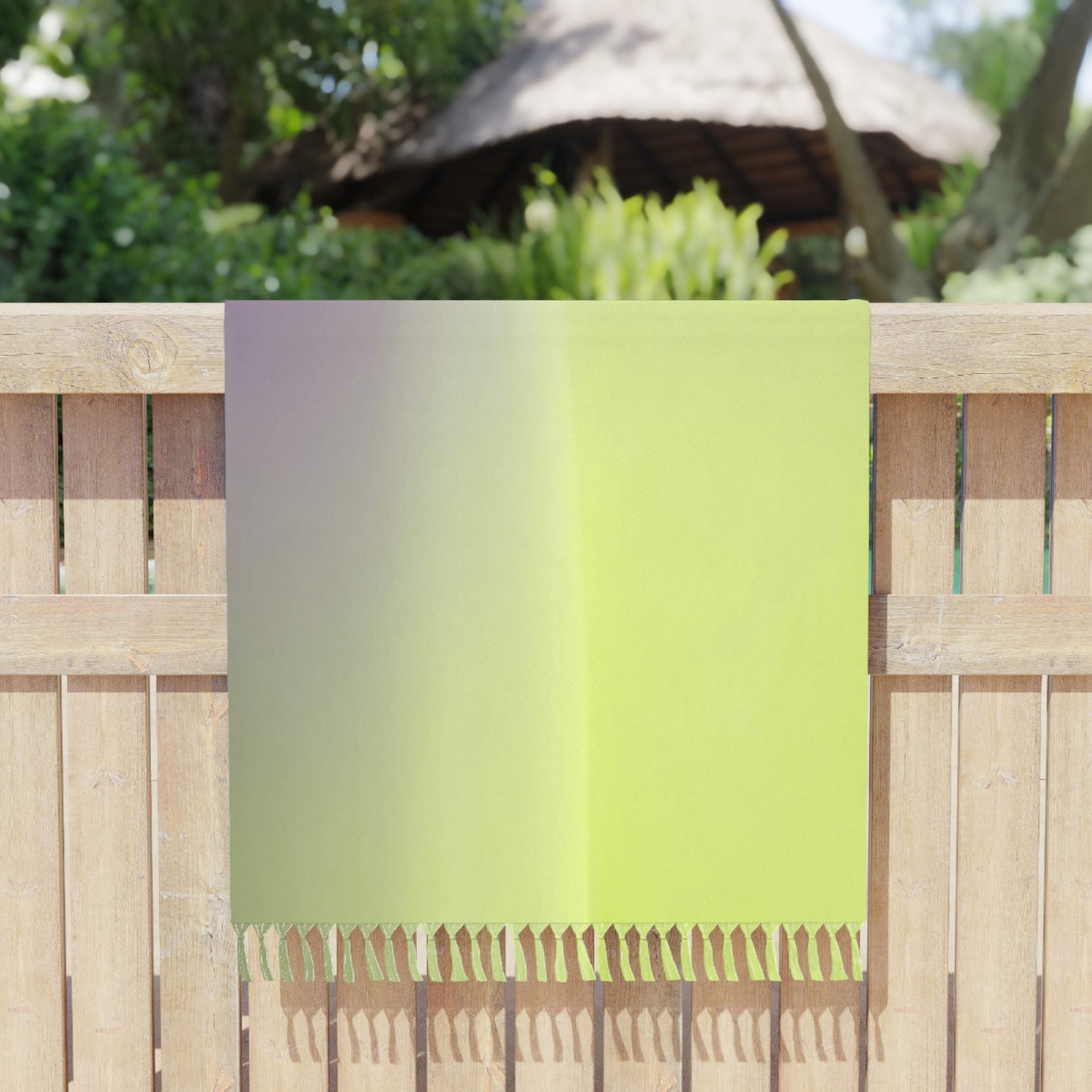 Purple Golden Fade 38" × 81" Boho Beach Cloth