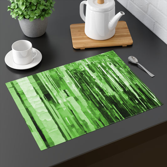 Striped Mint Pastel Placemat, 1 pc