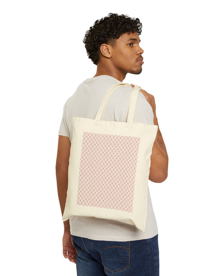 Pink Mornings Star-crossed Bodies Cotton Canvas Tote Bag