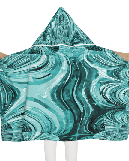 Uzi Spiral Tif Youth Hooded Towel, 24" x 48"