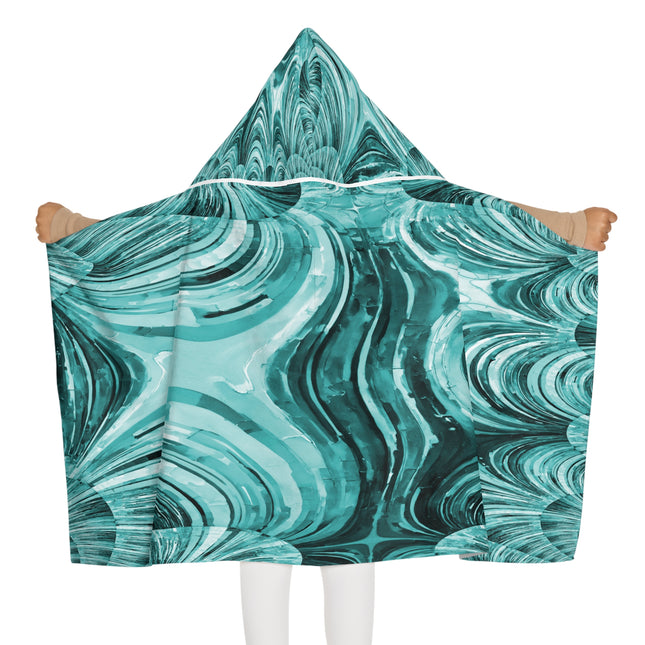 Uzi Spiral Tif Youth Hooded Towel, 24" x 48"