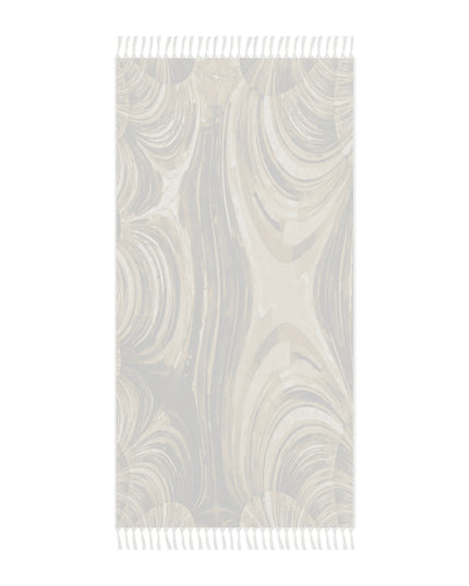 Uzi Spiral Light Brown 38" × 81" Boho Beach Cloth
