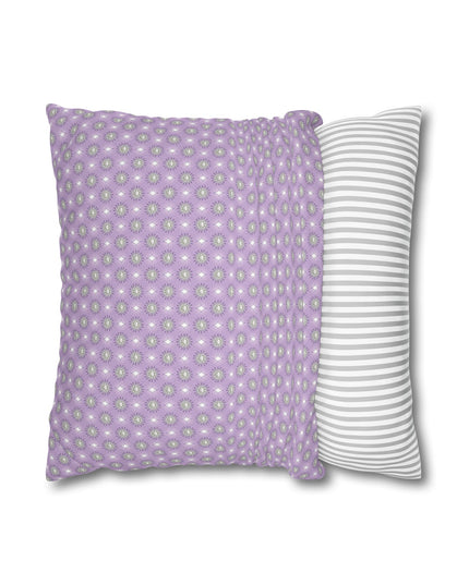 Lavender Star-crossed Bodies Spun Polyester Square Pillowcase, 14" x 14"