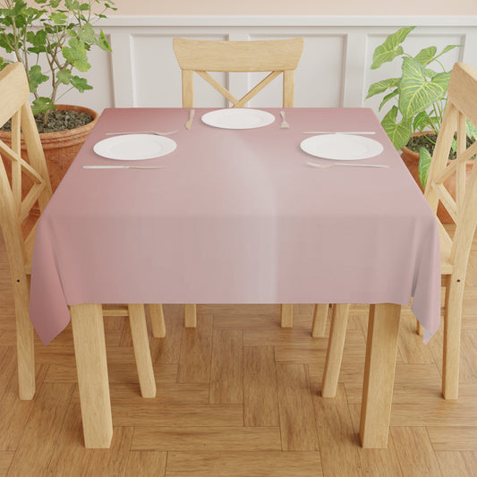 Rose Red Fade Tablecloth, 55" x 55"