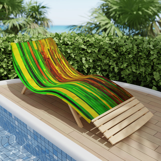 Striped Beta Beach Towel, 18" x 27"