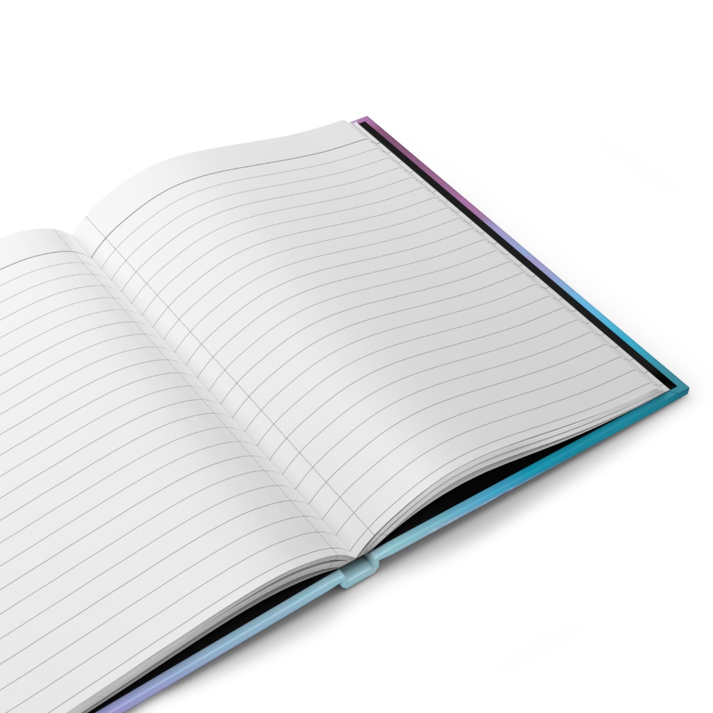 Wine Sea Blue Fog 5.75" x 8" Hardcover Journal Matte with 150 lined pages