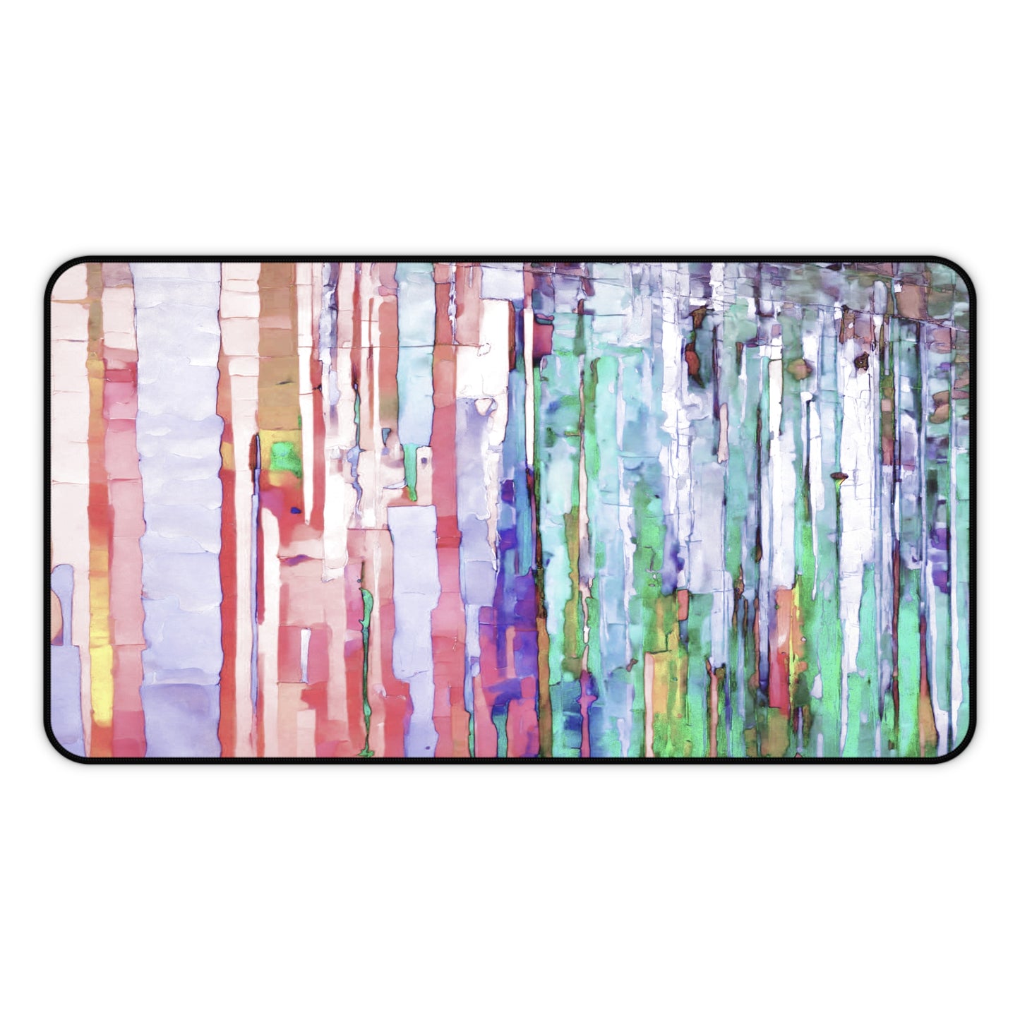 Striped Pastels 12" x 22" Desk Mat