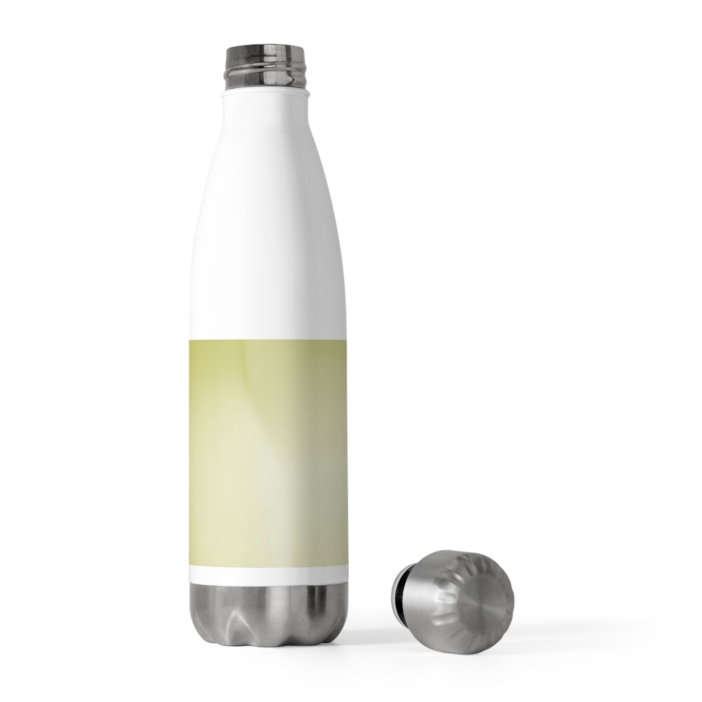 Lemon Fade 20oz Insulated White Water Bottle