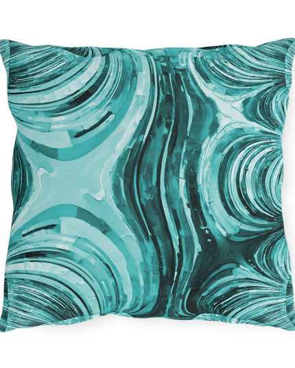 Uzi Spiral Tif Outdoor Pillow, 16" x 16"
