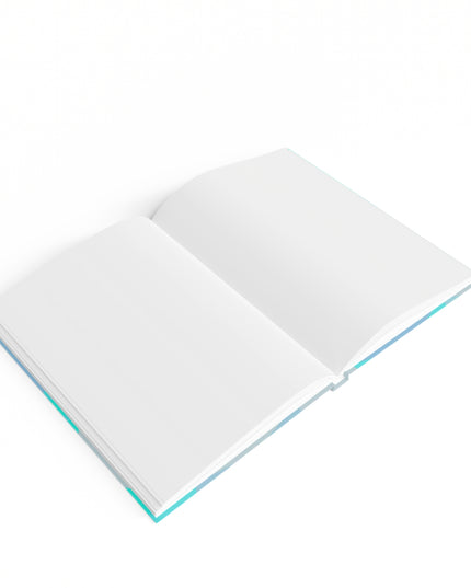 Pastel Tan and Tif Patches 5" x 7" Journal - 128 Blank pages