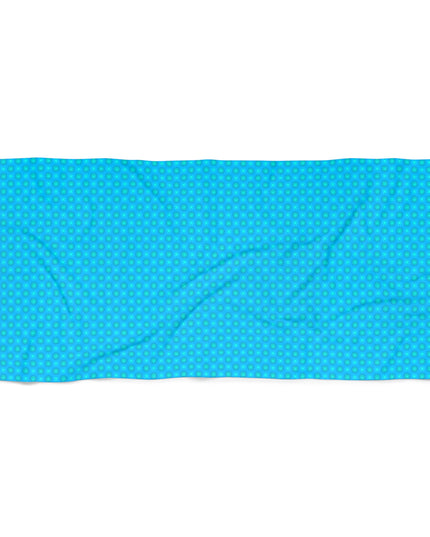 Blue Green Star-crossed Bodies 30" x 60" Beach Towel