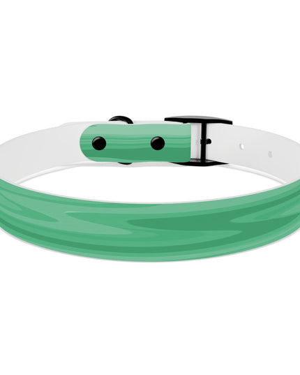 Mint Green Wavey Large Dog Collar