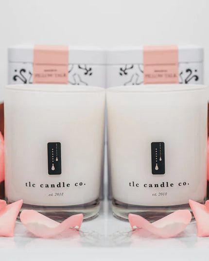 "Bouquet" Pillow Talk, Peony Soy Candle Luxury 2-Wick Gift Set