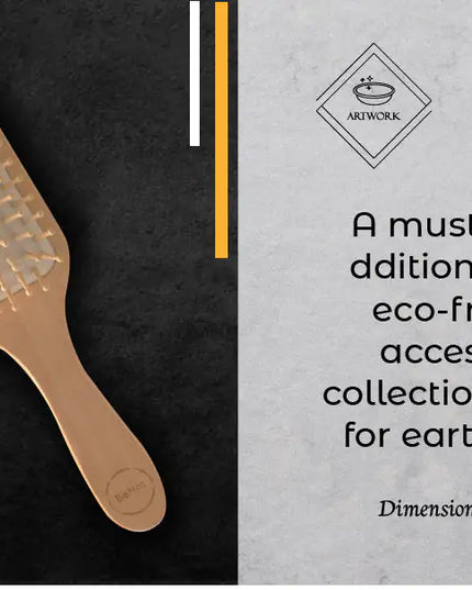 Natural Wooden Detangling Hair Brush