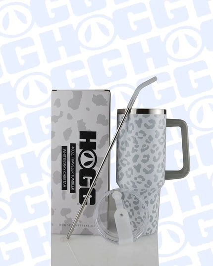 40oz POWDER COATED TRAVELER TUMBLER