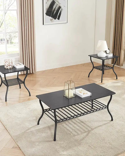 3-piece Coffee Table Set, Rectangular, Contemporary