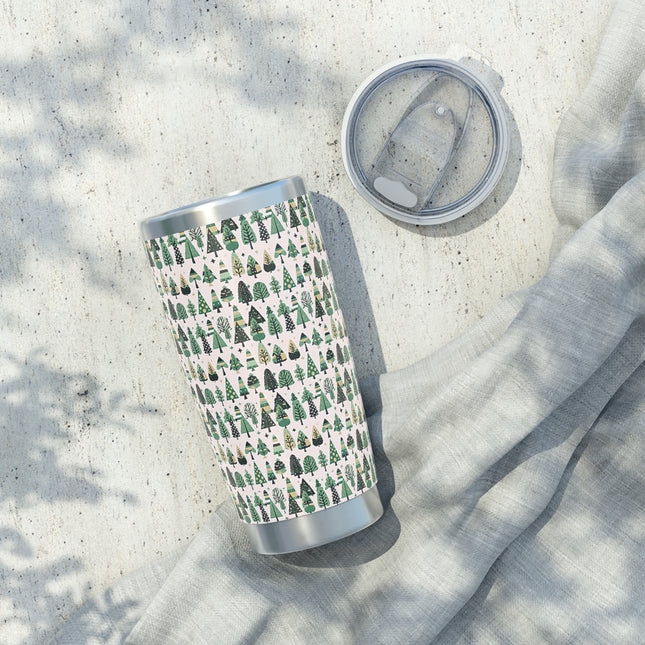 Mini Vintage Green Trees Vagabond 20oz Tumbler