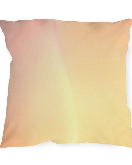 Hot Peach Fade 18" x 18" Outdoor Pillow