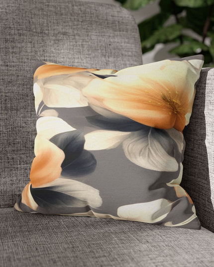 Soft Blossom Floral Bunch Spun Polyester Square Pillowcase, 14" x 14"