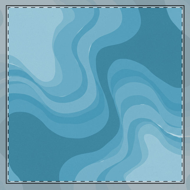 Sky Blue Wavey 22" x 22" Cotton Twill Napkin