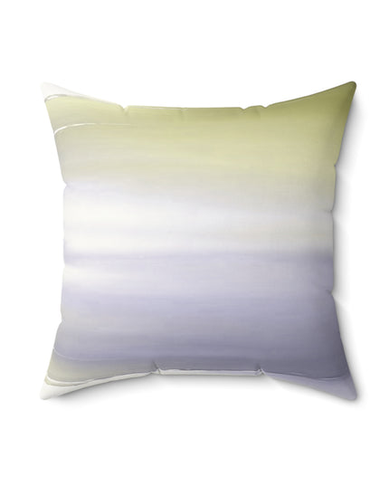 Lavender Sea Golden Fog 18" x 18" Faux Suede Square Pillow