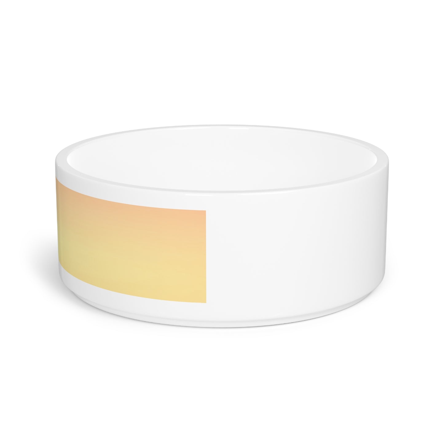 Hot Peach Fade 16 oz Pet Bowl