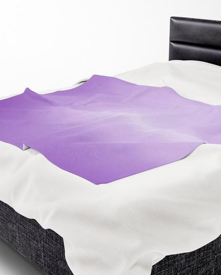 Soft Lavender Fade Velveteen Plush Blanket, 50" x 60"