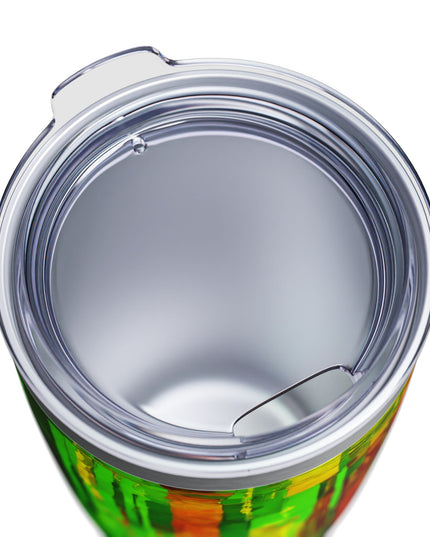Striped Beta Ringneck Tumbler, 20oz in white