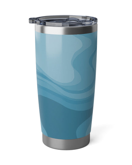 Sky Blue Wavey Vagabond 20oz Tumbler