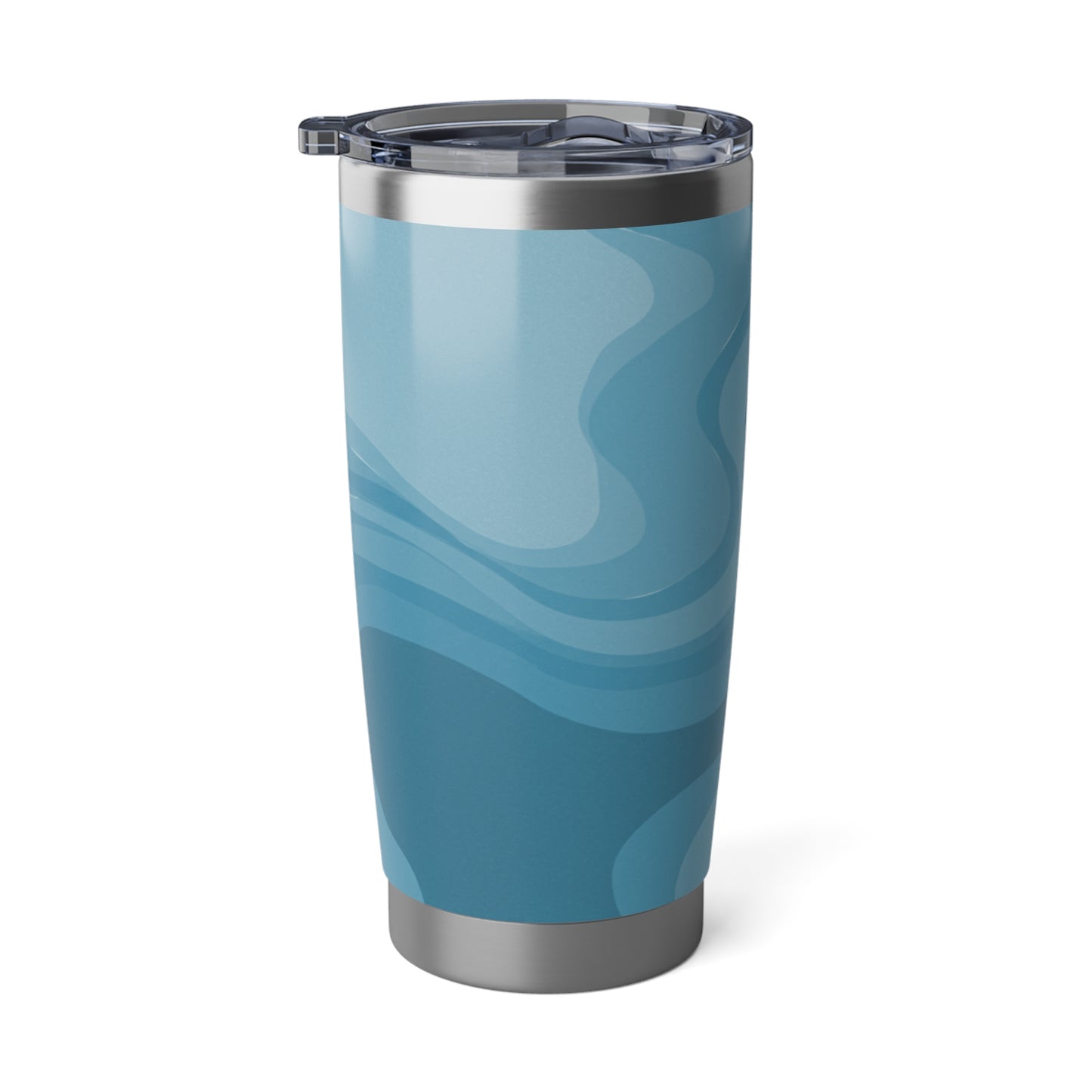 Sky Blue Wavey Vagabond 20oz Tumbler