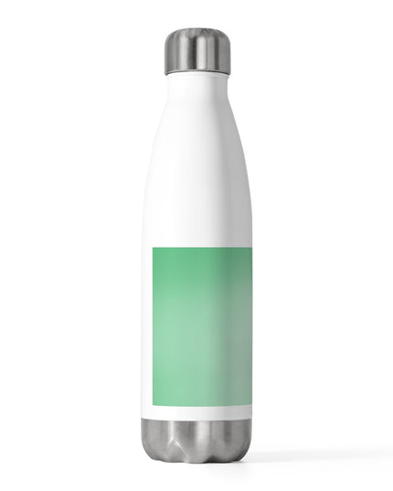 Mint Fade 20oz Insulated White Water Bottle
