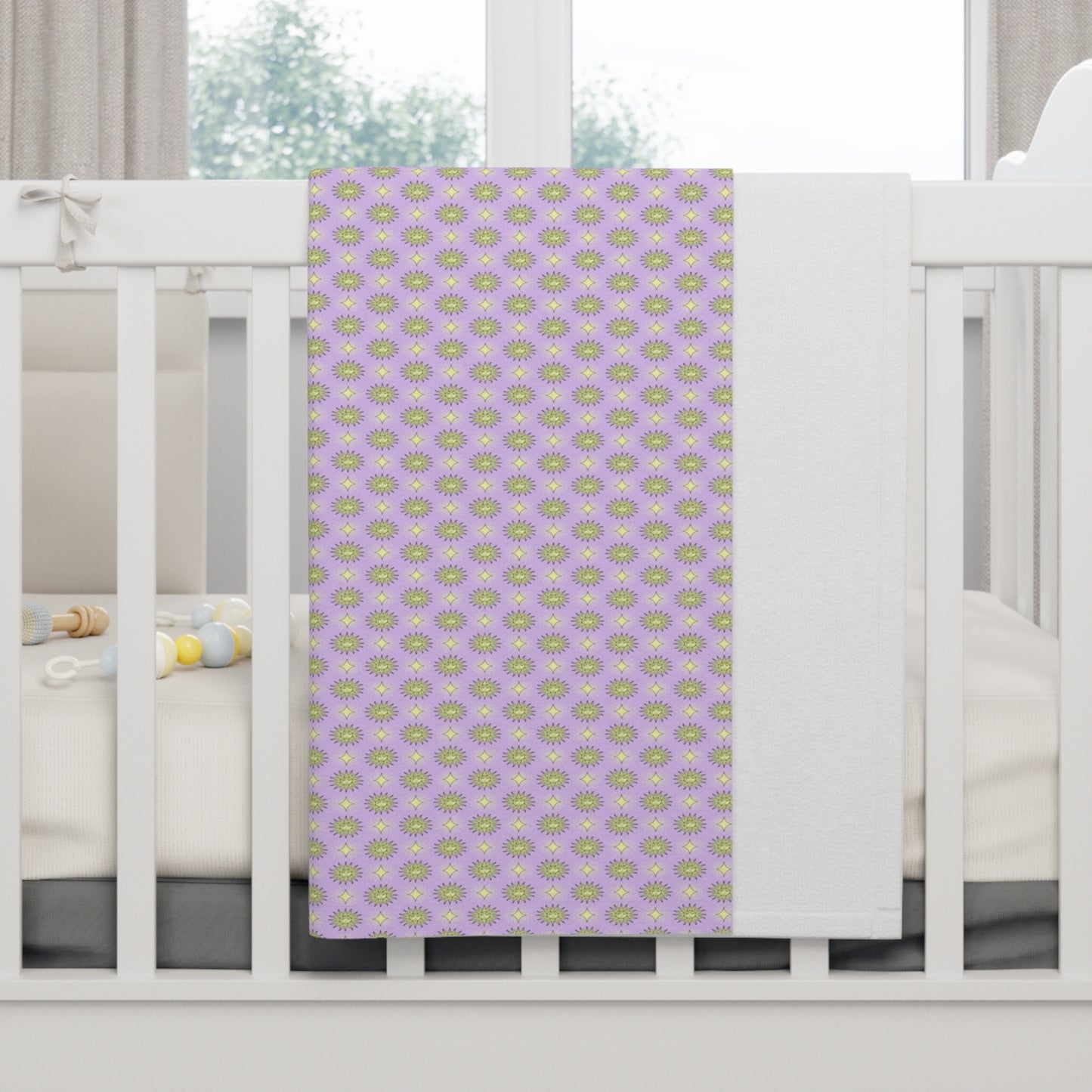 Magenta Star-crossed Bodies Soft Fleece Baby Blanket, 30" x 40"