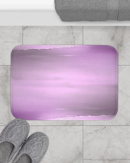 Dark Pink Sea Amethyst Fog 24" x 17" Bath Mat