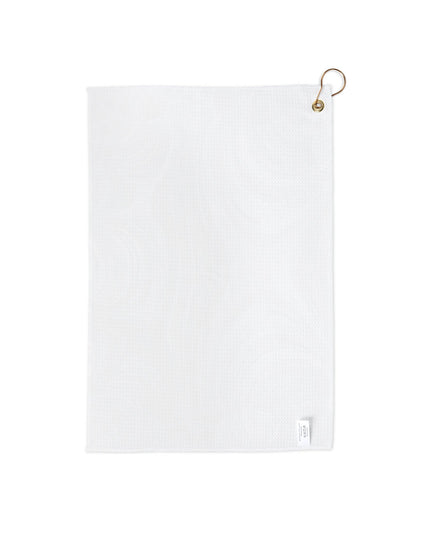 Uzi Spiral Deep Blue Golf Towel, 16" x 24"