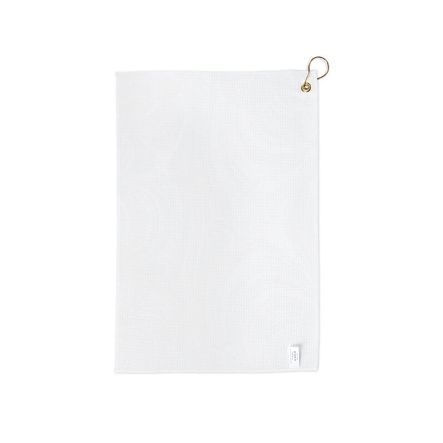 Uzi Spiral Deep Blue Golf Towel, 16" x 24"