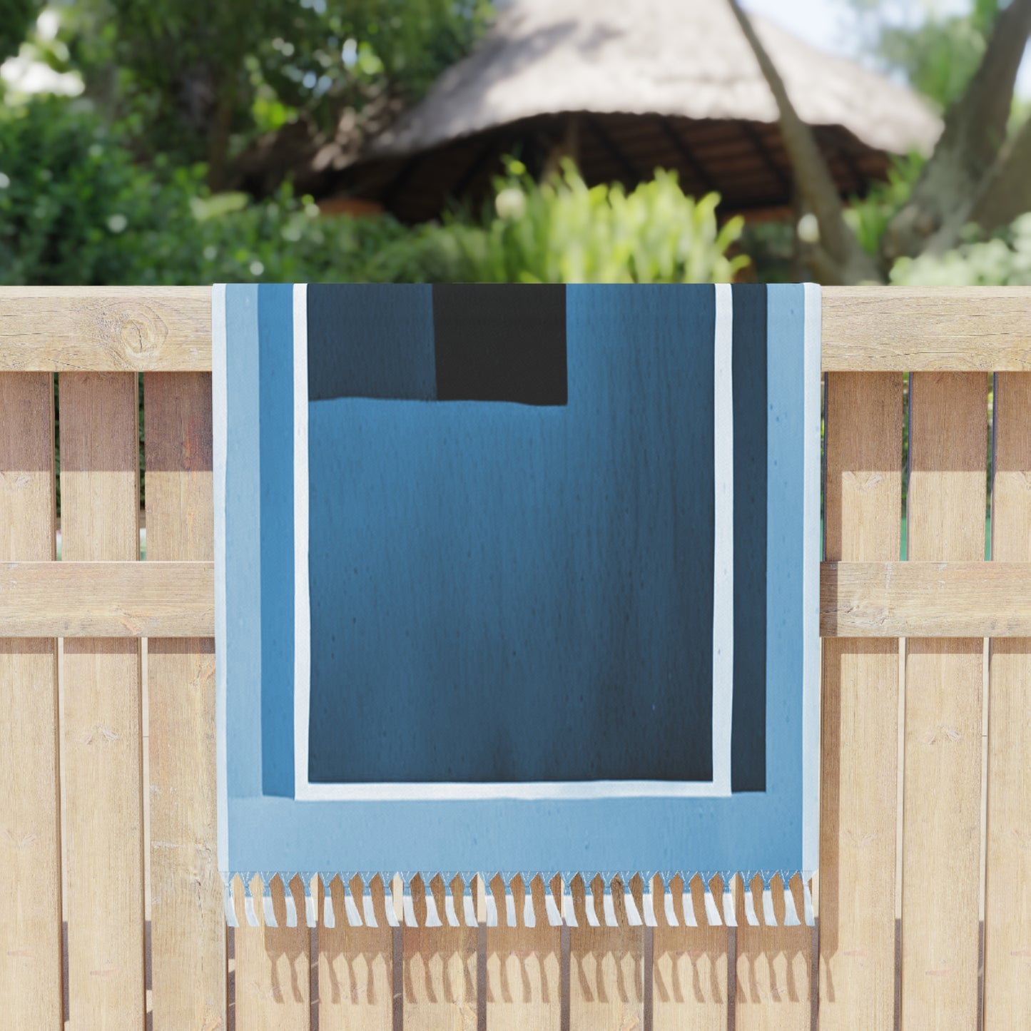 Blue Shadow 38" × 81" Boho Beach Cloth