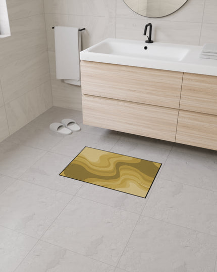 Brown Wavey 18" x 27" Heavy Duty Floor Mat