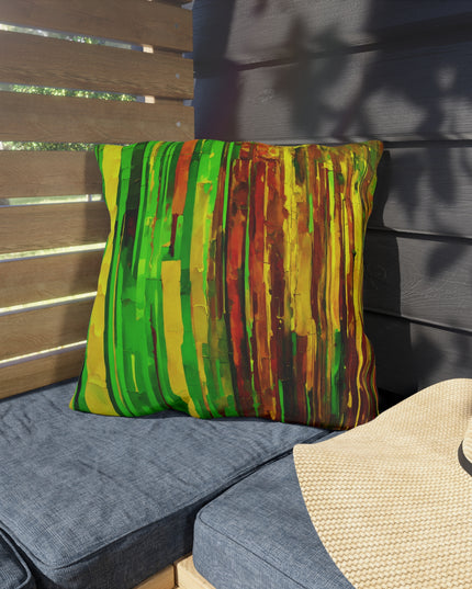 Striped Beta 18" x 18" Outdoor Pillow