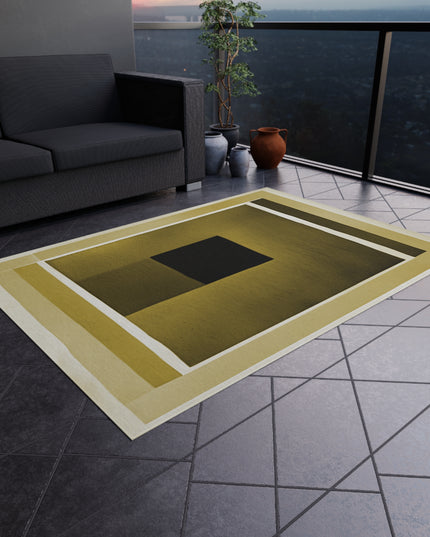 Tan Shadow Outdoor Rug, 60" x 84"