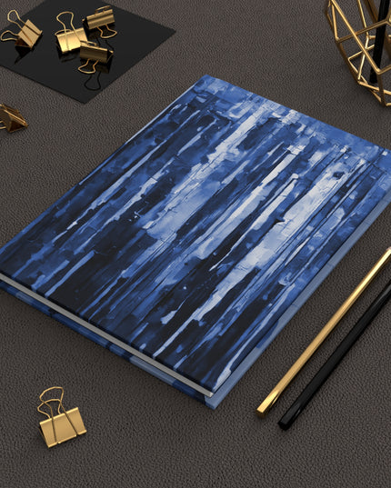 Striped Deep Brown 5.75" x 8" Hardcover Journal Matte with 150 lined pages