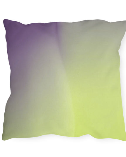 Purple Golden Fade 18" x 18" Outdoor Pillow