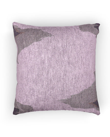 Dark Pink Sea Amethyst Fog Woven Pillow, 17" x 18"