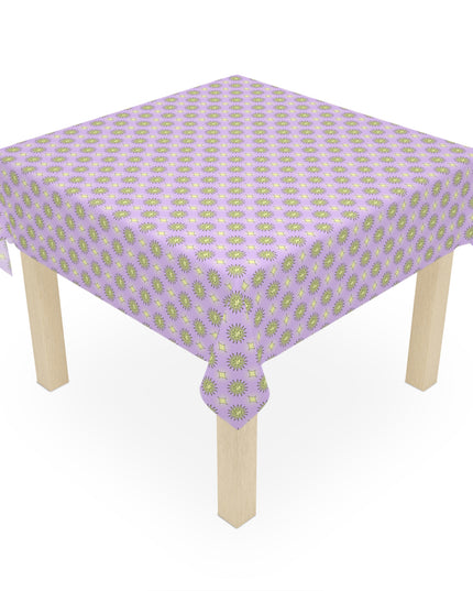 Magenta Star-crossed Bodies Tablecloth, 55" x 55"