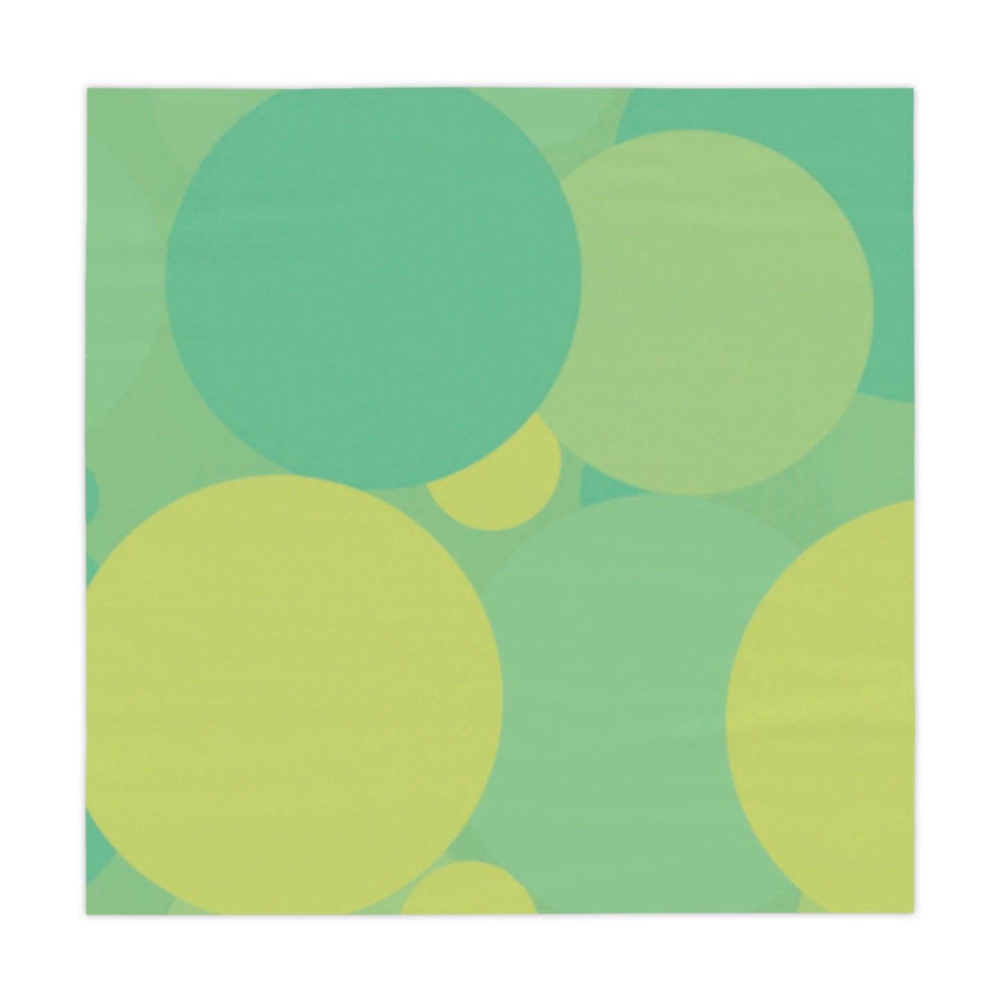 Pastel Green Patches Tablecloth, 55" x 55"
