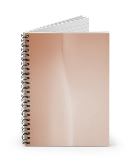 Soft Fade Wavey Spiral Notebook - Ruled Line, 6" x 8", 118 pages