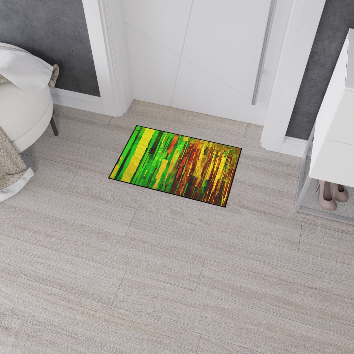 Striped Beta 18" x 27" Heavy Duty Floor Mat