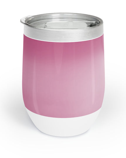 Pink Blush Fade 12 oz Chill Wine Tumbler